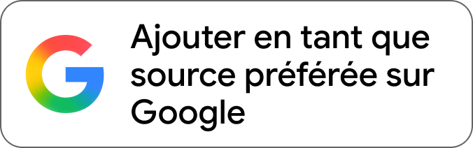 Bouton officiel de Google « Ajouter en tant que source préférée sur Google », qui ouvre l’outil de préférences de sources avec agentfederateur.com déjà chargé